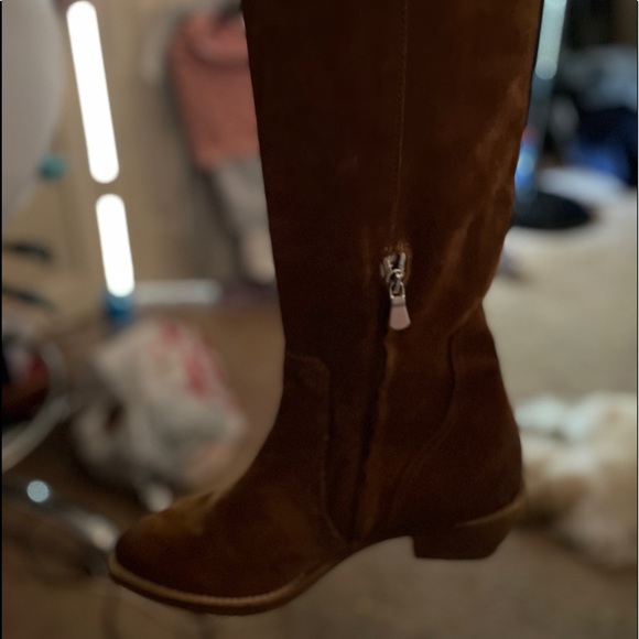 Free People Suede Tan Boots - Picture 2 of 4